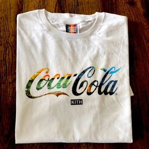 Kith x Coca Cola White Tee/ Brand New/ 100% authen